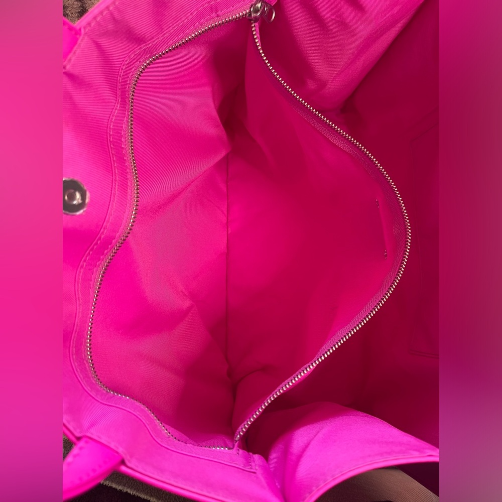Telfar NEW NWT Azalea Shopping bag LARGE hot pink - Picture 9 of 13